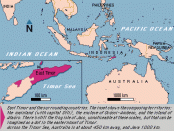 Esat Timor map