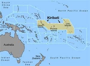 Kiribati map